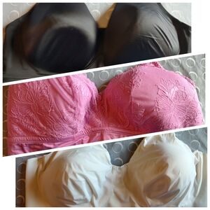 Jockey Black and Pink Bras